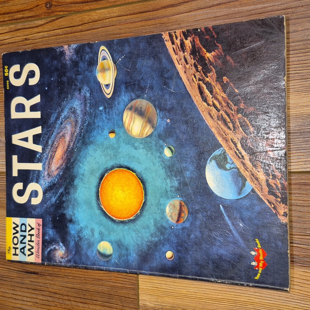 Vintage 60's How And Why Wonder Book - Stars